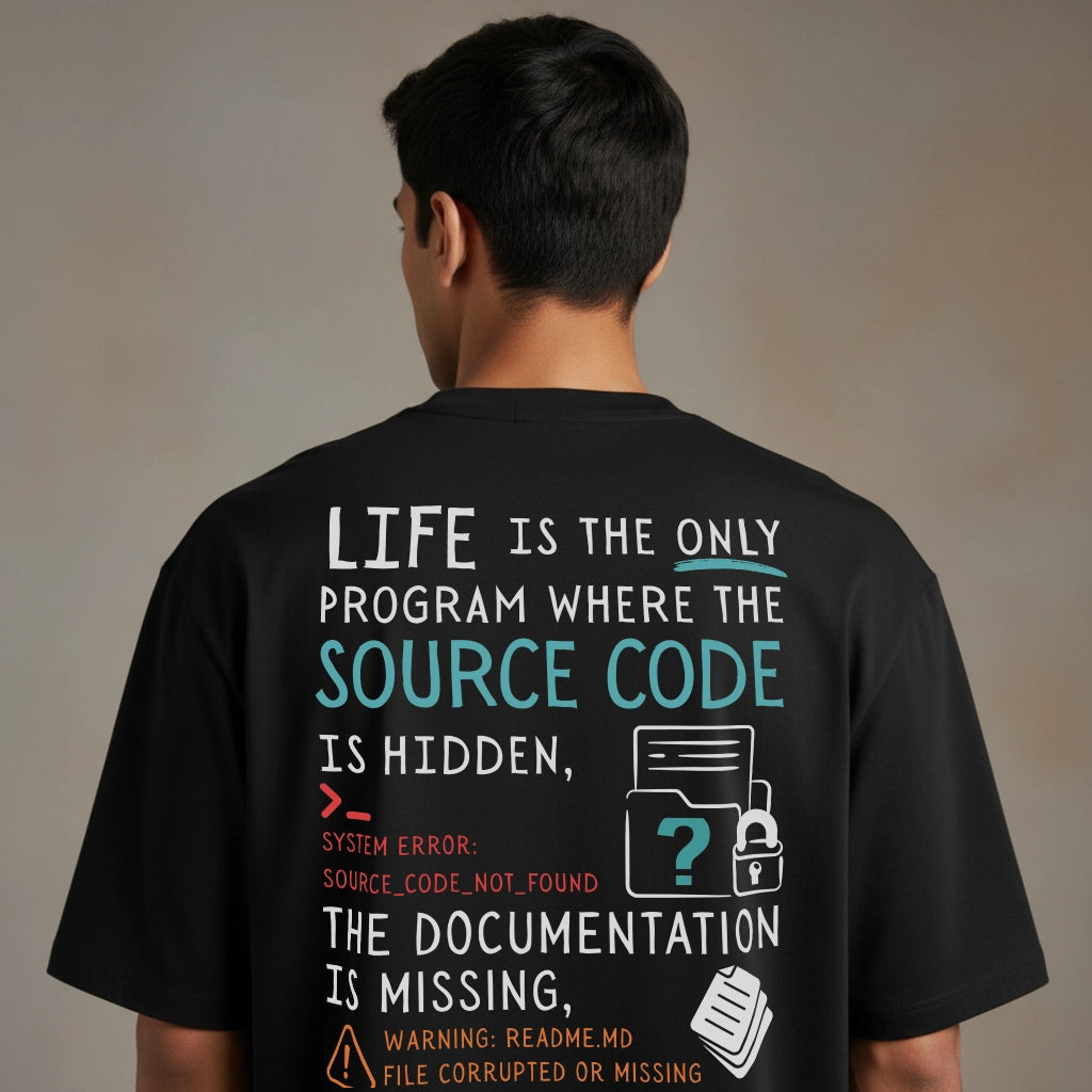 Source Code - Coding Oversized T-Shirt