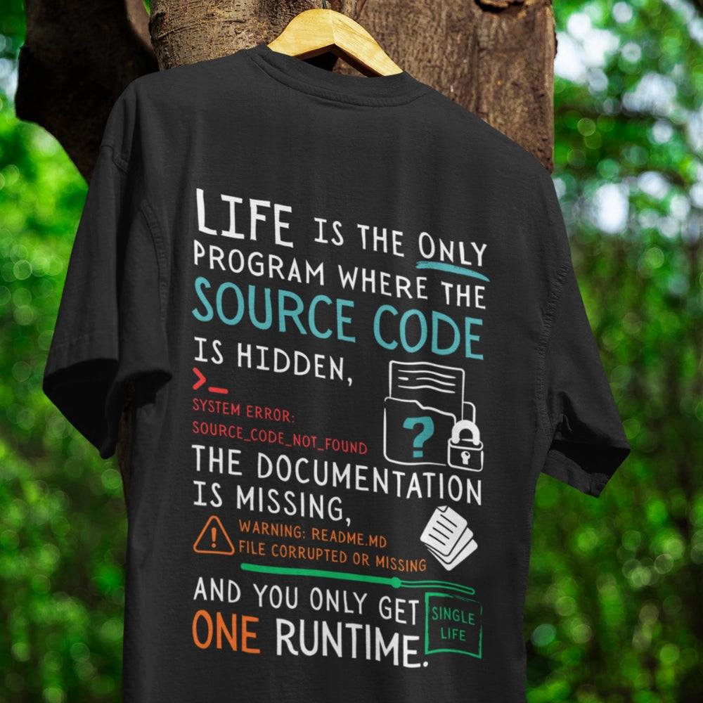Source Code - Coding Oversized T-Shirt