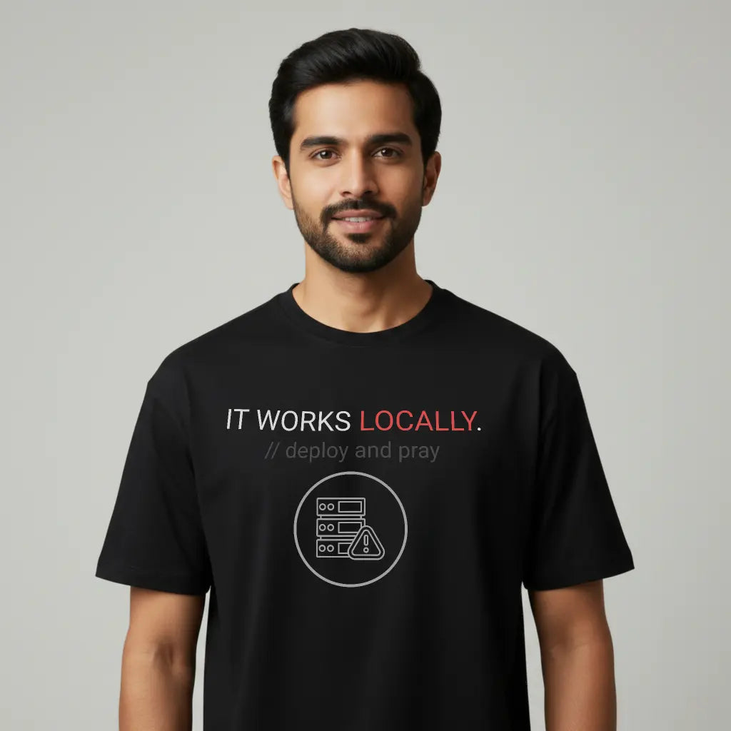 It Works Locally - Coding T-Shirt