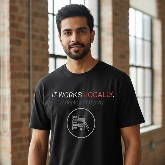 It Works Locally - Coding T-Shirt