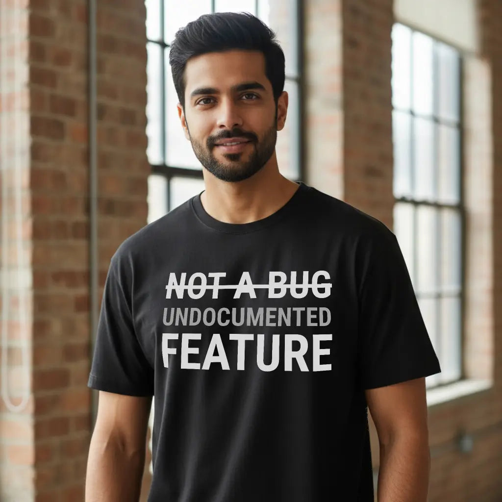 Not A Bug - Coding T-Shirt