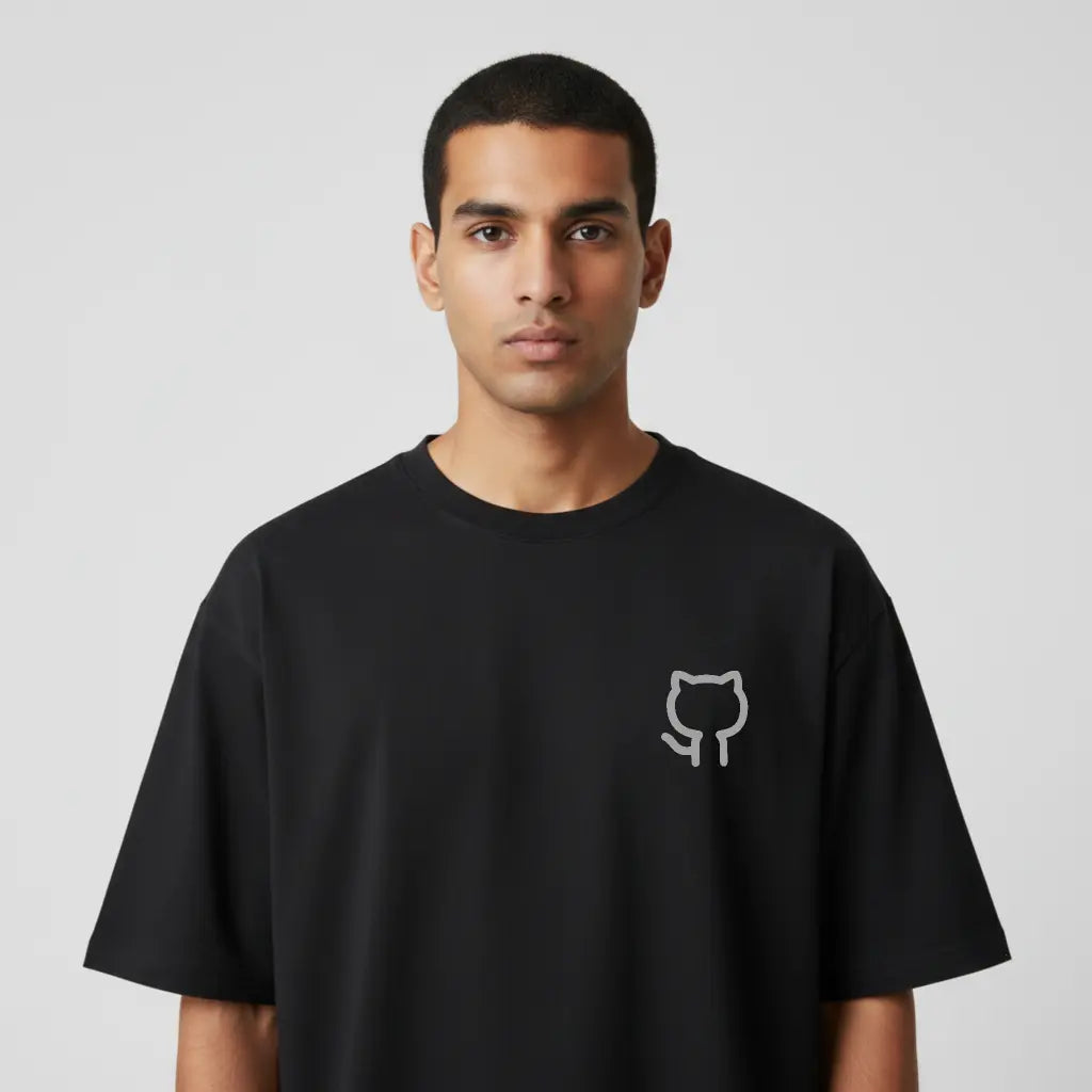 Git Push -Coding Oversized T-Shirt