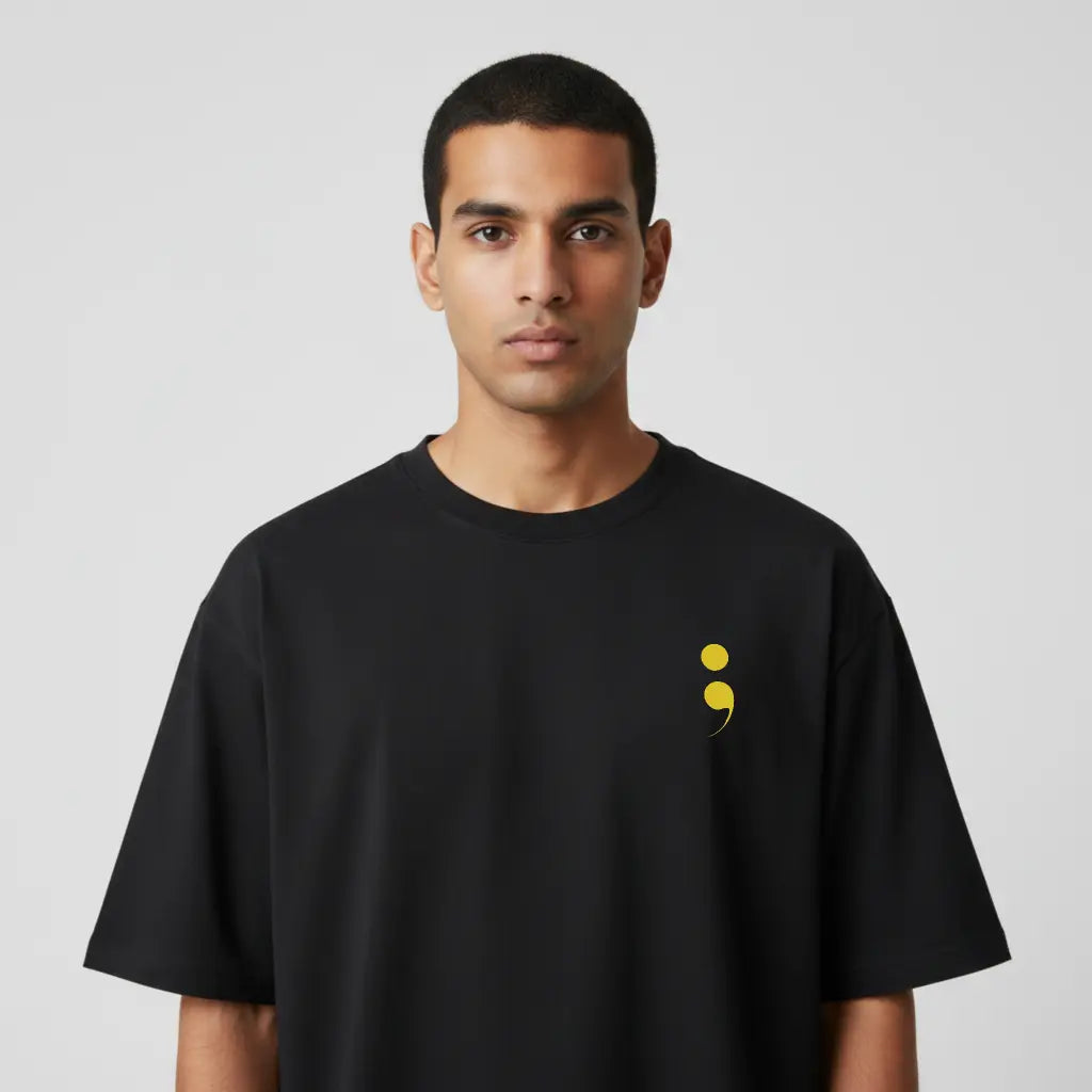 SemiColon - Coding Oversized T-Shirt