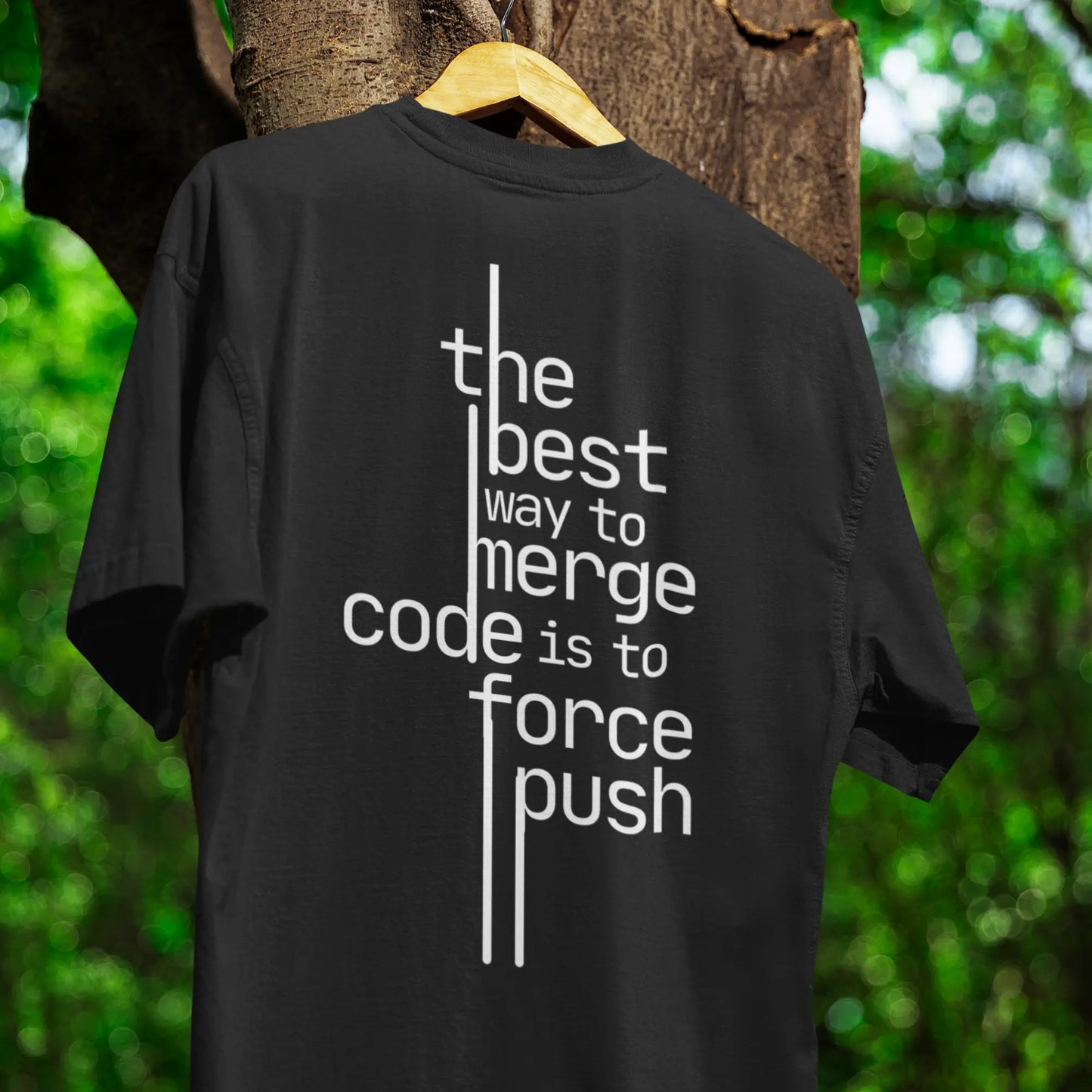 Git Push -Coding Oversized T-Shirt