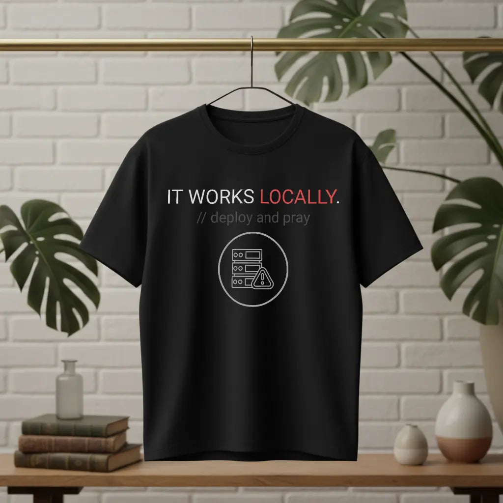 It Works Locally - Coding T-Shirt
